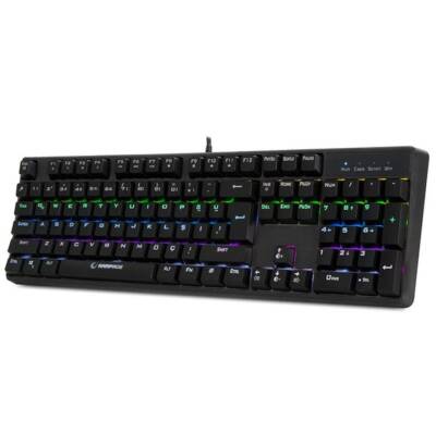 Rampage KB-R18 Myth USB Kablolu Siyah Gaming Standart Q Rainbow Aydınlatmalı Mekanik Klavye - 2