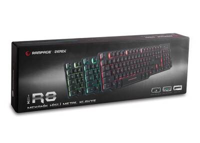 Rampage KB-R8 USB Kablolu Siyah Gaming Standart Q Mekanik Klavye - 6