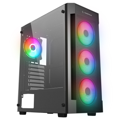 Rampage VIGILANT Mesh 650W 80+ Bronze Siyah ATX Oyuncu Kasası