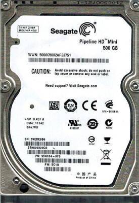 Seagate ST9500323CS Sata3 5400Rpm 8MB 2.5 inç 500GB Notebook HDD - 1