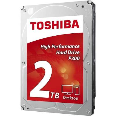 Toshiba P300 HDWD220UZSVA Sata3 5400Rpm 128MB 3.5 inç 2TB HDD - 1