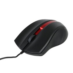 Turbox Aquila TR-M6 1000Dpi Usb Kablolu Kırmızı Siyah Optik Mouse - 2