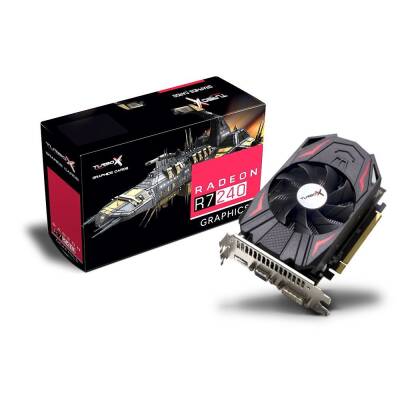 Turbox Battle Base N R7 240 Amd GDDR5 128Bit Vga.Dvi.Hdmi Tek Fan 2GB Ekran Kartı (Box) - 1