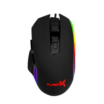 Turbox BlastOff TR-M12 2400Dpi Usb Kablolu Siyah Gaming Optik Mouse Aydınlatmalı - 1