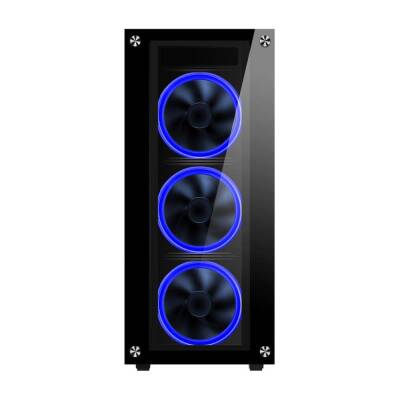 Turbox Samnite F8 4x Blue Fan USB 3.0 400W ATX Gaming Bilgisayar Kasası - 1