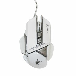 Turbox SkullTron TR-X9 3200Dpi Usb Kablolu Beyaz Gaming Optik Mouse - 1