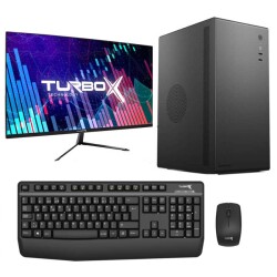 Turbox Tx3408 i3 10100F 8GB Ram 256GB M.2 NVMe SSD 2GB R5 230 Ekran Kartı 23.6 Monitör Masaüstü Ev Ofis Bilgisayarı - 1