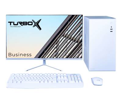 Turbox Tx3572 i5 4440 16GB Ram 512GB M.2 NVMe SSD 23.8 inç Monitör Beyaz Masaüstü Ev Ofis Bilgisayarı - 1