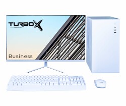 Turbox Tx3614 i5 2400 16GB Ram 512GB SSD 23.8 inç Monitör Beyaz Masaüstü Ev Ofis Bilgisayarı - 1