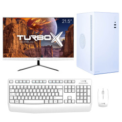 Turbox Tx3779 i5 2400 16GB Ram 512GB M.2 NVMe SSD 21.5 inç Monitör Masaüstü Beyaz Ev Ofis Bilgisayarı - 1