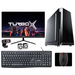 Turbox Tx4490 i5 2400 8GB Ram 512GB SSD 21.5 inç FHD Monitör Masaüstü Ev Ofis Okul Bilgisayarı - 1