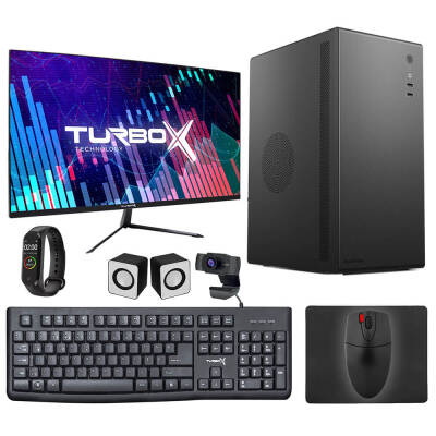 Turbox Tx4975 Intel Core i5 2400 8GB Ram 256GB M.2 NVMe SSD 23.6 FHD Masaüstü Ofis Bilgisayarı - 1