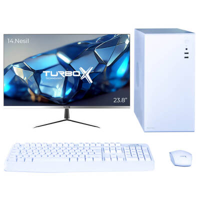 Turbox Tx5093 Intel Core i5 14400 16GB DDR4 Ram 1TB M.2 NVMe 23.8 inç FHD Monitör Masaüstü Ofis Bilgisayarı - 1