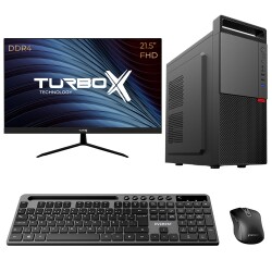 Turbox Tx5177 i5 7400 32GB DDR4 512GB SSD 21.5 inç FHD Monitör Masaüstü Kurumsal Ofis Bilgisayarı - 1