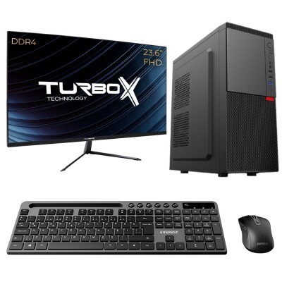 Turbox Tx5187 i7 6700 32GB DDR4 512GB SSD 23.6 inç FHD Monitör Masaüstü Kurumsal Ofis Bilgisayarı - 1