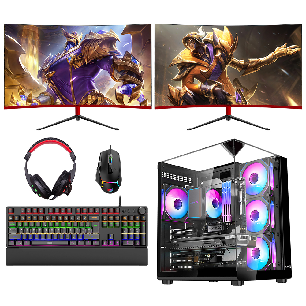Turbox TX8597 i5-10400F 16GB RAM 512GB SSD RTX3050 Çift Monitörlü Set