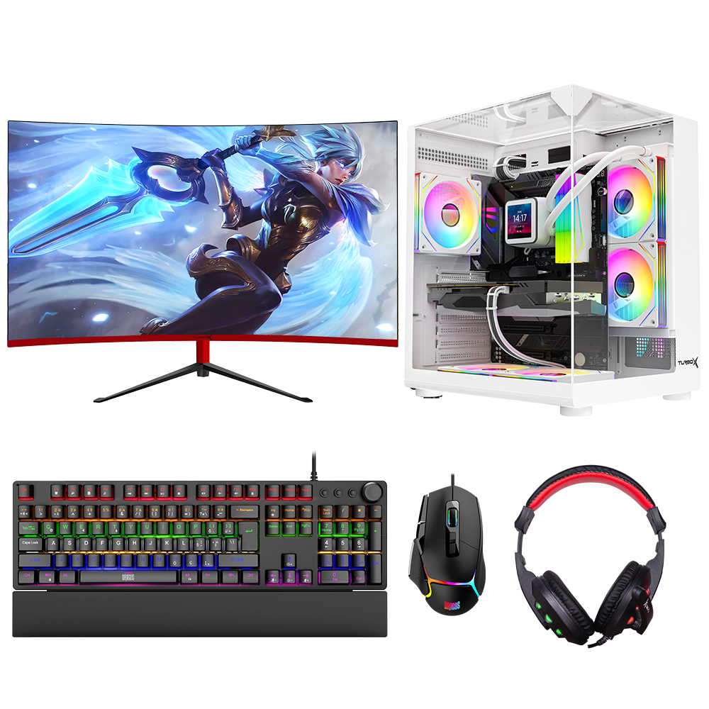 Turbox TX8606 Ryzen 7 5700X 32GB RAM 1TB SSD RTX3050 165Hz Set