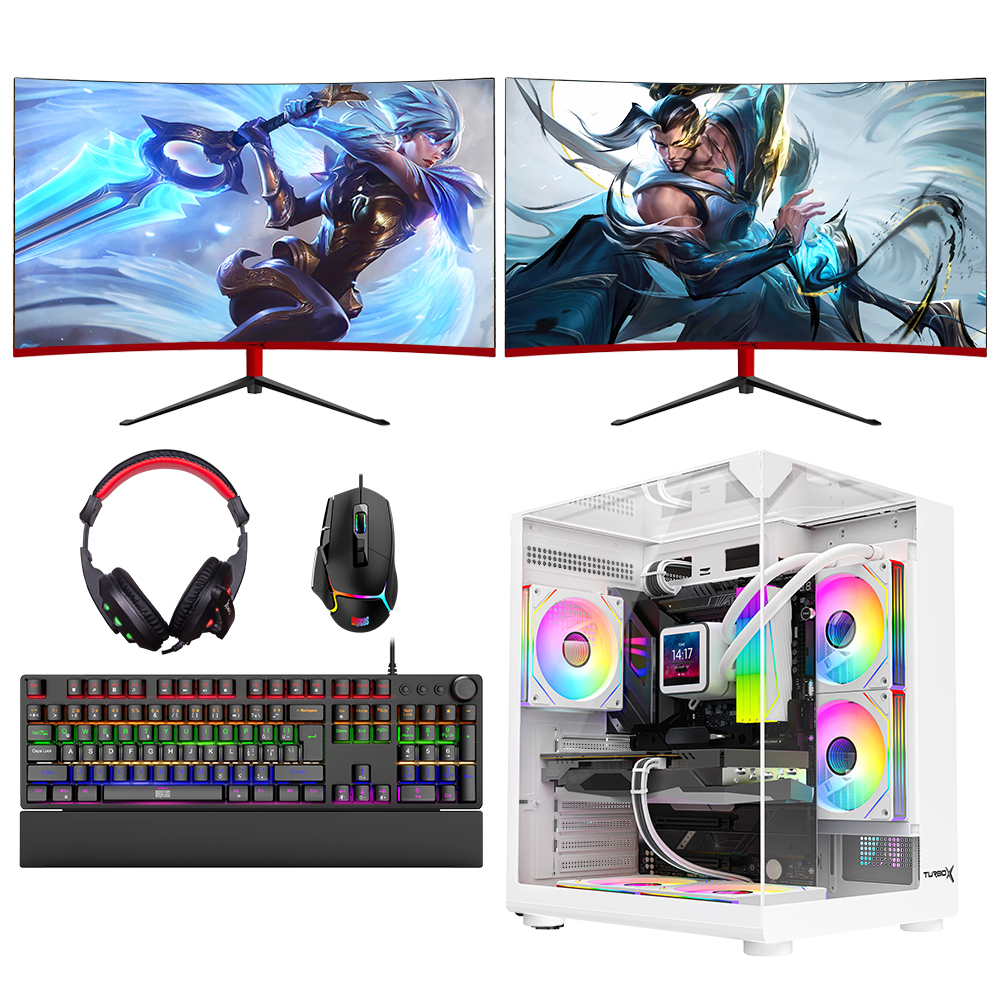 Turbox Tx8612 i5 10400F | RTX 3050 8GB | 16GB RAM | 2x 165Hz Curved Monitör