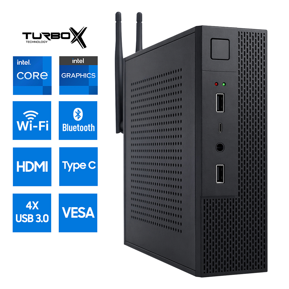 Turbox Mini-10 Intel Core i7 6700 8GB RAM 512GB SSD Mini PC