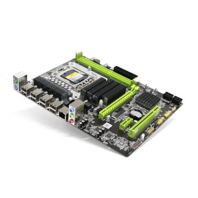 Turbox TZX-X58 Pro Sata Ddr3 1600MHz Usb 2.0 Ses G.Lan 1366P 1.Gen Kutusuz Anakart - 1